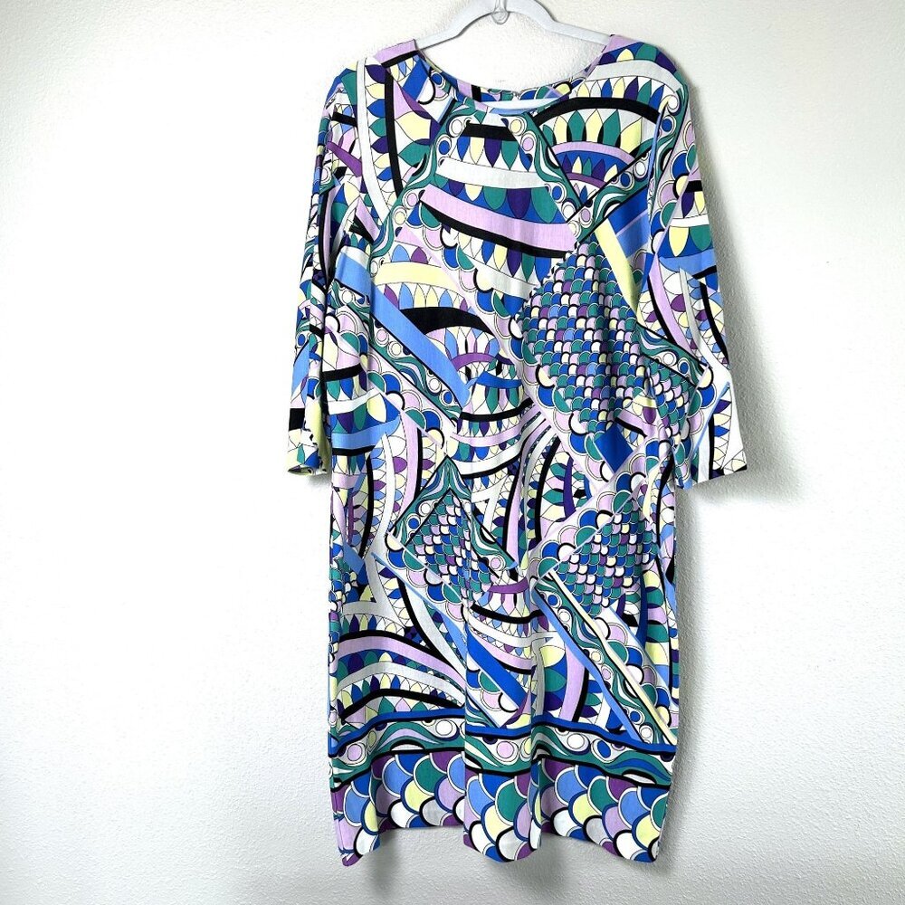 Chico's Multicolor Abstract Midi Dress
